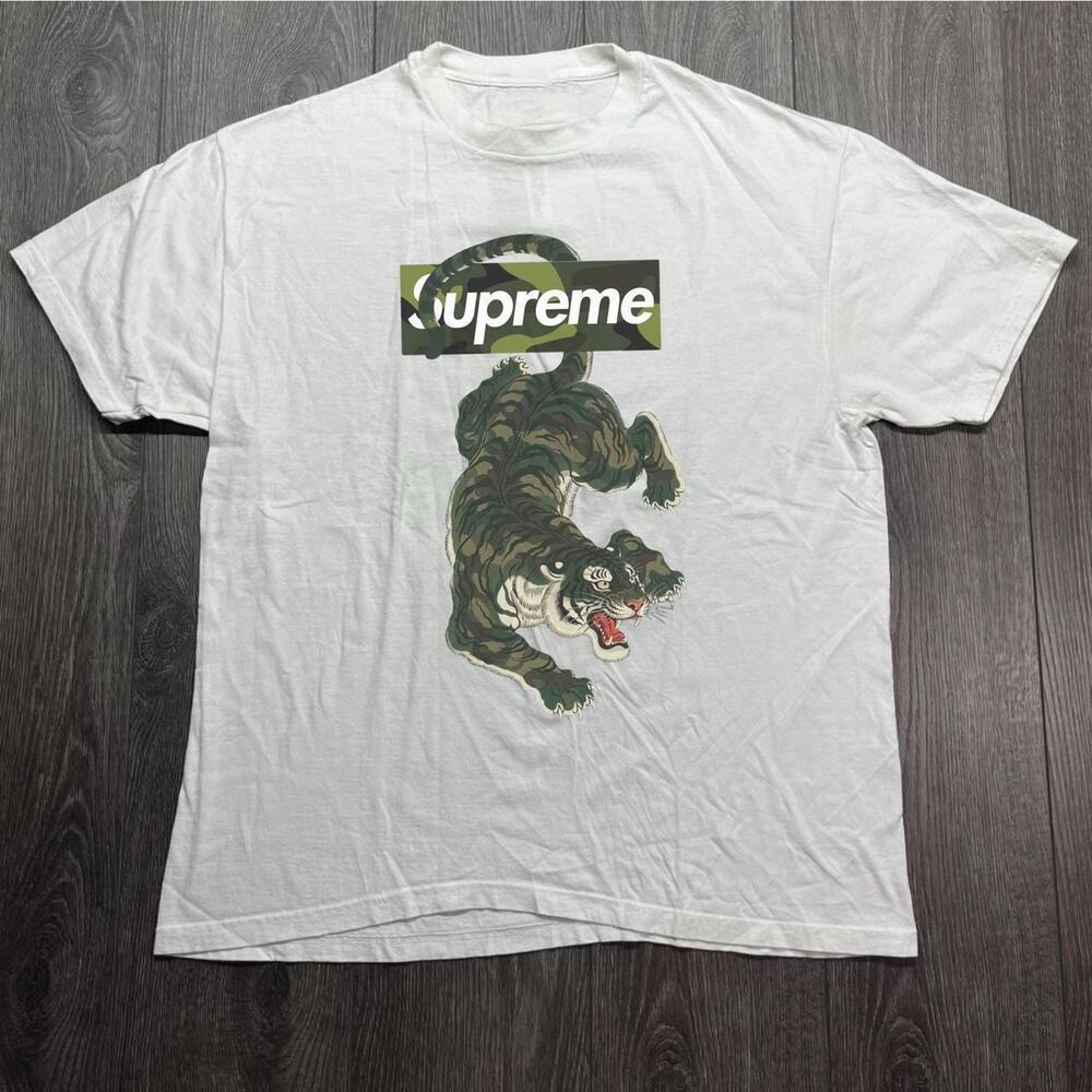 White Tiger Cotton Shirt
